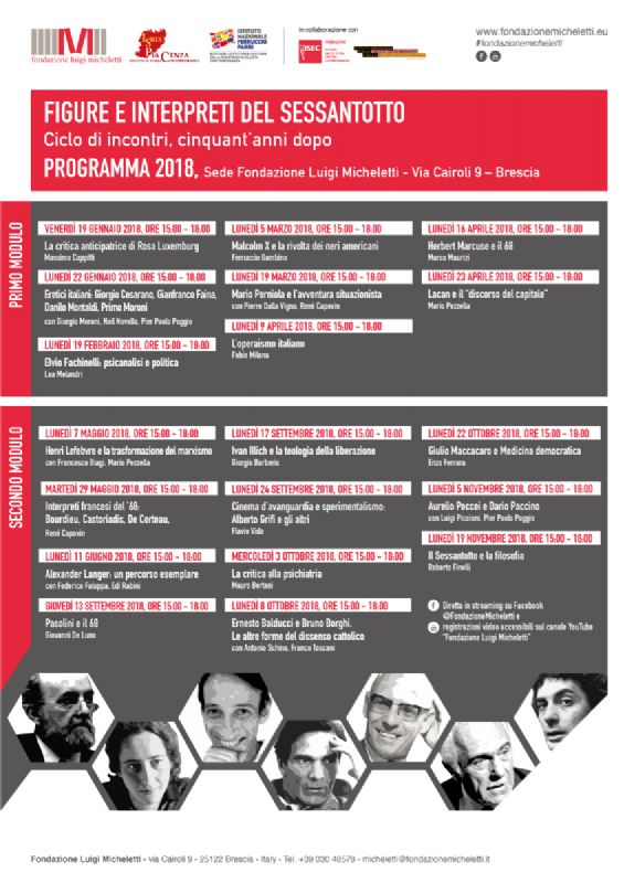 Programma convegni 2018