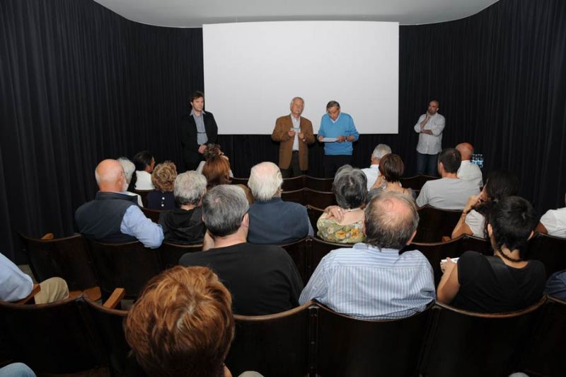 La cerimonia di premiazione presso la Sala Cinema del Musil di Rodengo Saiano.
