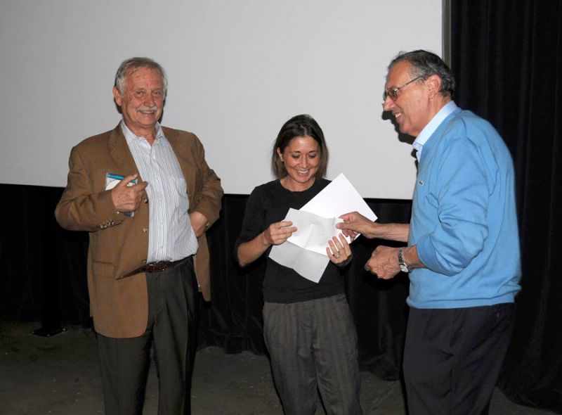 La cerimonia di premiazione presso la Sala Cinema del Musil di Rodengo Saiano.