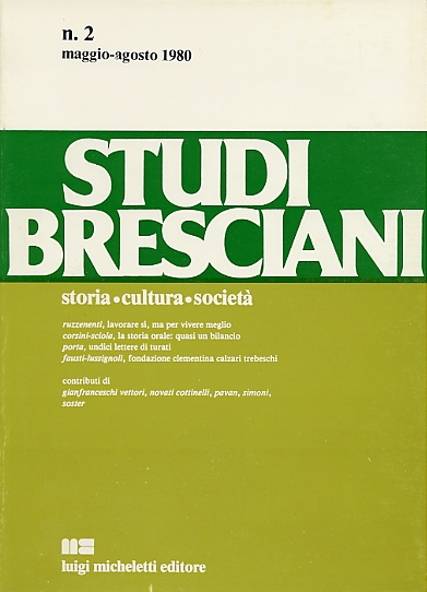 Studi bresciani (1980, n.2, mag./ago.)